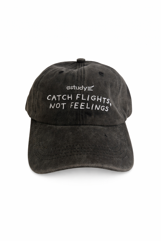 Cappellino catch flights not feelings